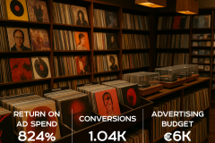 Performance Marketing Case Study | Vinyl Vista - 824% ROAS